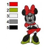 Minnie Mouse Embroidery 11